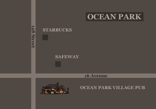 Map of location of Ocean Park Village Pub